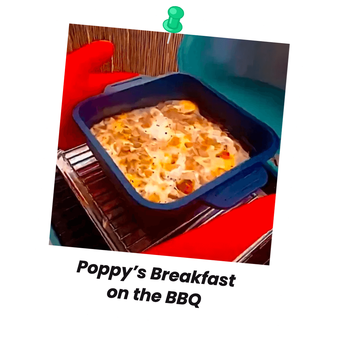 Poppy's Breakfast on the BBQ